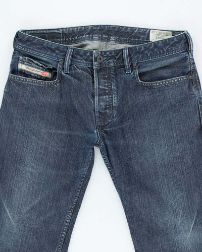 Vintage Y2K Diesel Straight Fit Dark Wash Jeans - W32 L30