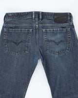 Vintage Y2K Diesel Straight Fit Dark Wash Jeans - W32 L30