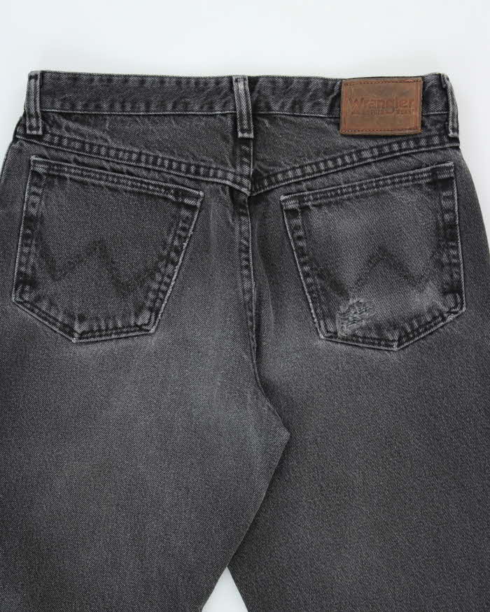 Vintage Wrangler Straight Leg Grey Stone Wash Jeans - W28 L27