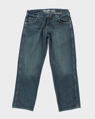 Vintage Wrangler Straight Leg Medium Wash Jeans - W34 L31