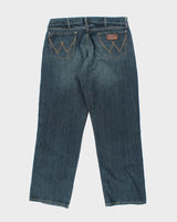 Vintage Wrangler Straight Leg Medium Wash Jeans - W34 L31