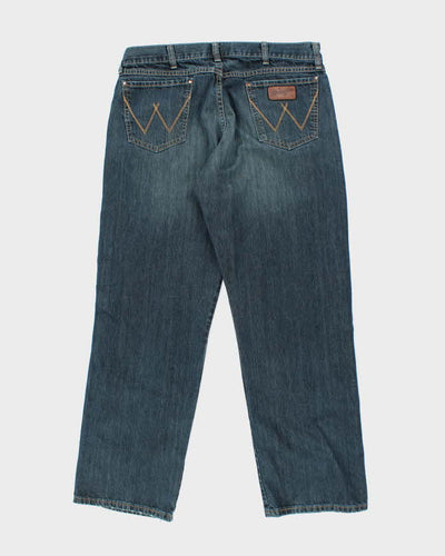 Vintage Wrangler Straight Leg Medium Wash Jeans - W34 L31