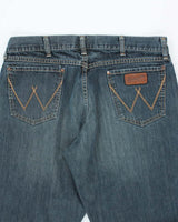 Vintage Wrangler Straight Leg Medium Wash Jeans - W34 L31