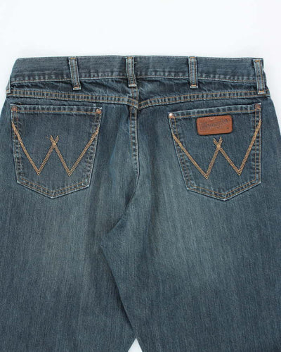 Vintage Wrangler Straight Leg Medium Wash Jeans - W34 L31