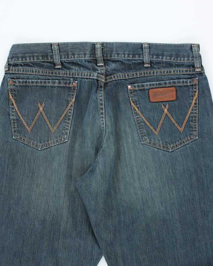 Vintage Wrangler Straight Leg Medium Wash Jeans - W34 L31
