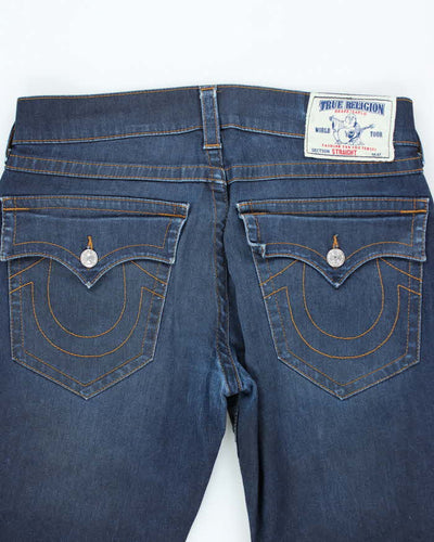 Vintage True Religion Straight Leg Dark Wash Jeans - W34 L27