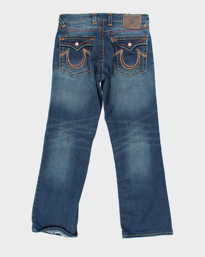 Vintage True Religion Straight Leg Dark Wash Jeans - W32 L29
