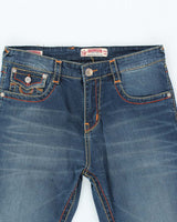 Vintage True Religion Straight Leg Dark Wash Jeans - W32 L29