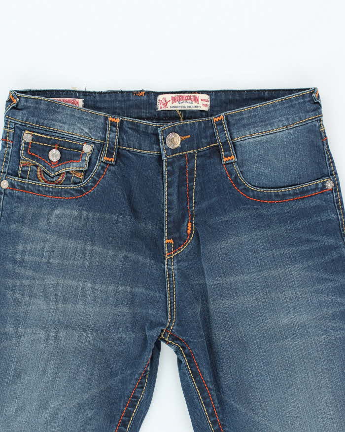 Vintage True Religion Straight Leg Dark Wash Jeans - W32 L29