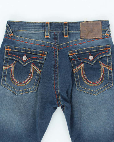 Vintage True Religion Straight Leg Dark Wash Jeans - W32 L29