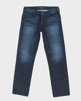 Vintage Guess Slim Straight Leg Dark Wash Jeans - W33 L33