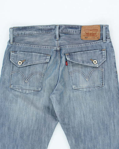 Vintage Levi's 527 Bootleg Western Cut Light Wash Jeans - W32 L28