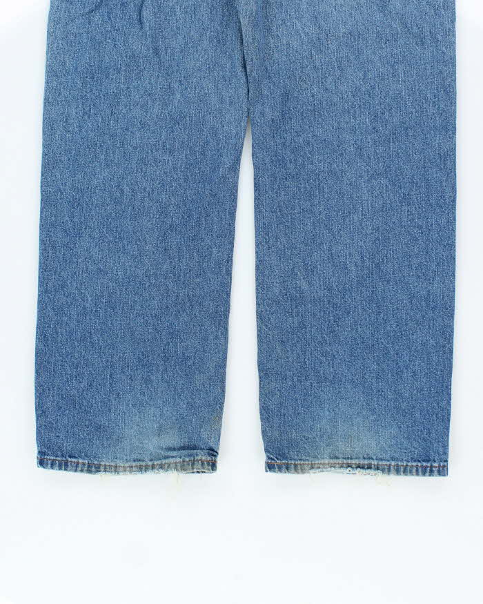 Vintage Y2K Tommy Hilfiger Wide Leg Light Wash Jeans - W34 L31