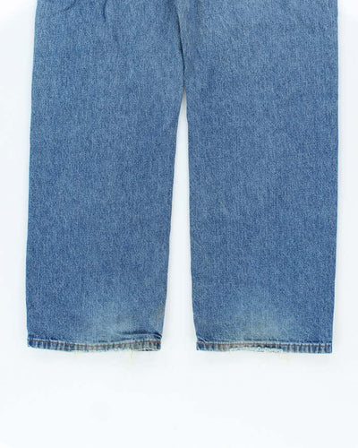 Vintage Y2K Tommy Hilfiger Wide Leg Light Wash Jeans - W34 L31