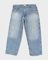 Vintage 90's Carhartt Baggy Medium Wash Denim Jeans - W38 L30