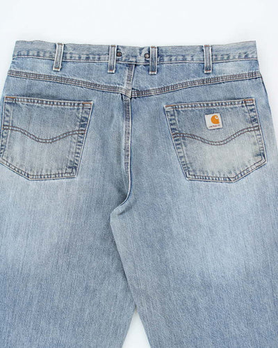 Vintage 90's Carhartt Baggy Medium Wash Denim Jeans - W38 L30