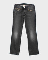 Vintage Y2K True Religion Studded Skinny Jeans - W28 L28