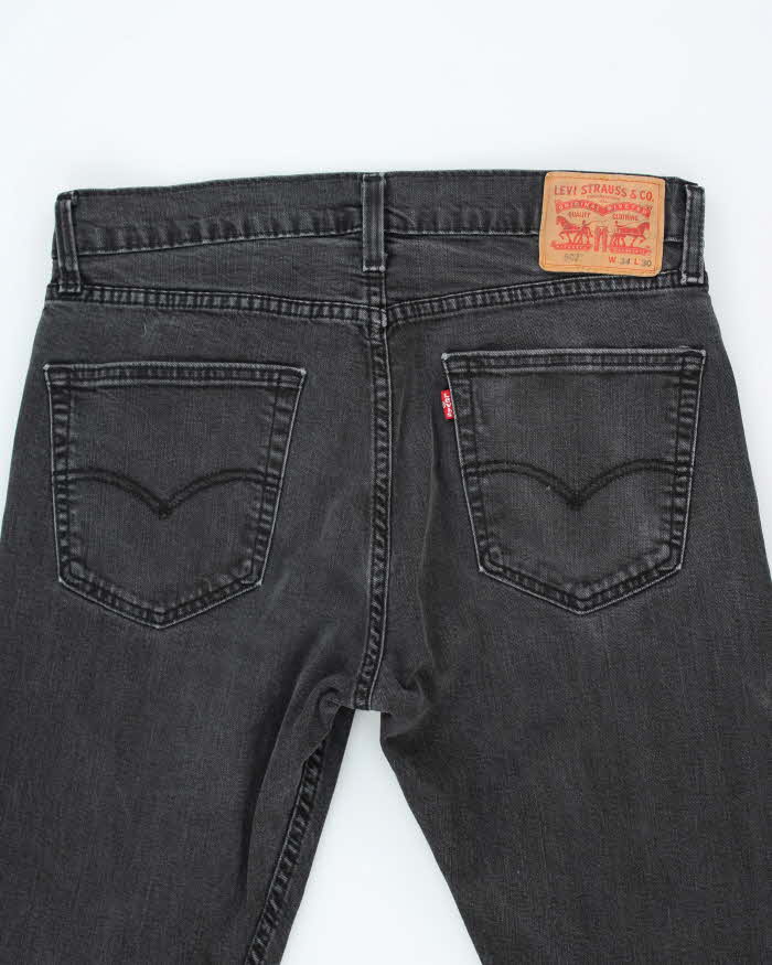 Vintage 90's Levi's 502 Grey Stone Wash Jeans - W32 L26