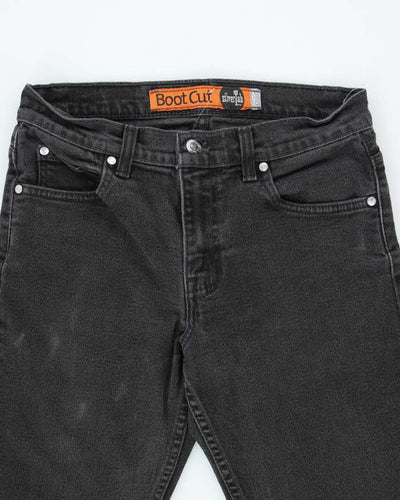 Vintage 90's Levi's Silvertab Bootcut Grey Stone Wash Jeans - W28 L30