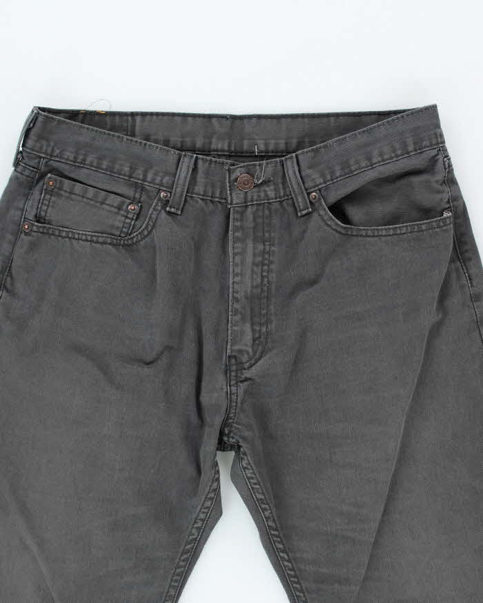 Vintage 90's Levi's 505 Regular Fit Grey Wash Jeans - W30 L27