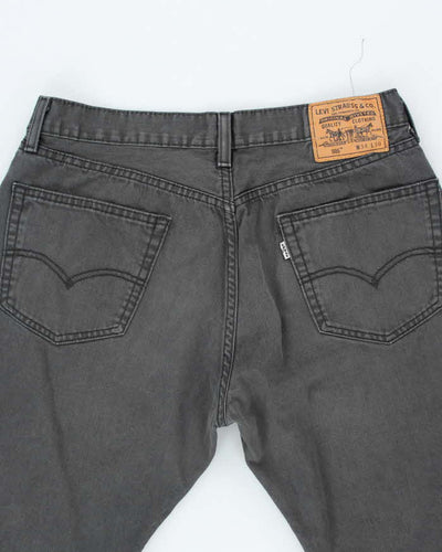 Vintage 90's Levi's 505 Regular Fit Grey Wash Jeans - W30 L27