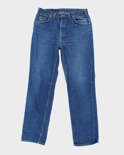 Vintage 80's Levi's 619 Orange Tab Dark Wash Jeans - W32 L33