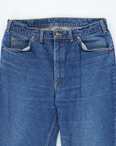 Vintage 80's Levi's 619 Orange Tab Dark Wash Jeans - W32 L33