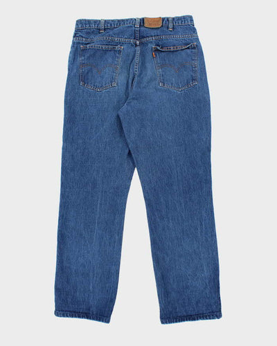 Vintage 80's Levi's Orange Tab Straight Fit Dark Wash Jeans - W32 L30