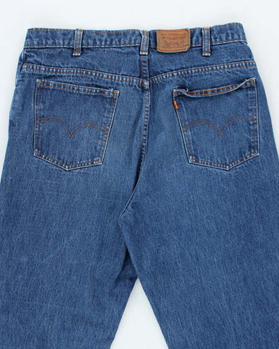 Vintage 80's Levi's Orange Tab Straight Fit Dark Wash Jeans - W32 L30