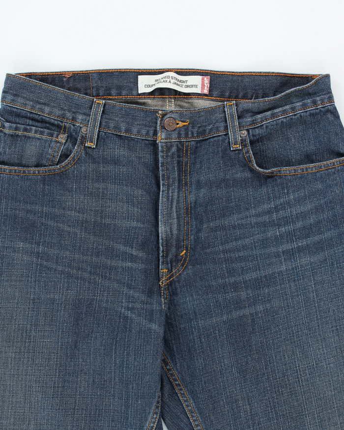 Vintage Levi's Straight Fit Dark Wash Jeans - W32 L30