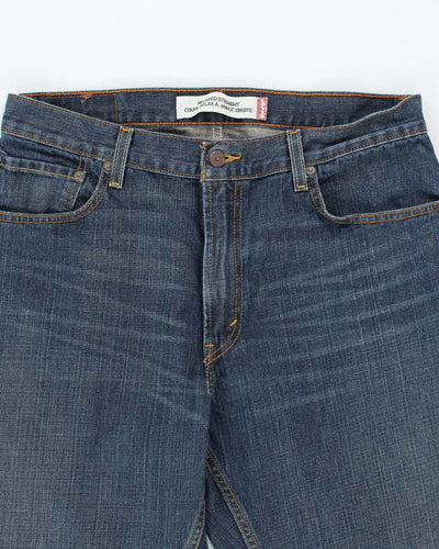 Vintage Levi's Straight Fit Dark Wash Jeans - W32 L30
