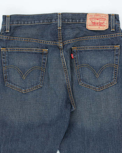 Vintage Levi's Straight Fit Dark Wash Jeans - W32 L30