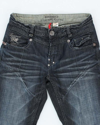 Vintage Y2K Parasuco Dark Wash Embroidered Bootcut Jeans - W30 L33