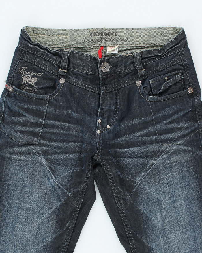 Vintage Y2K Parasuco Dark Wash Embroidered Bootcut Jeans - W30 L33