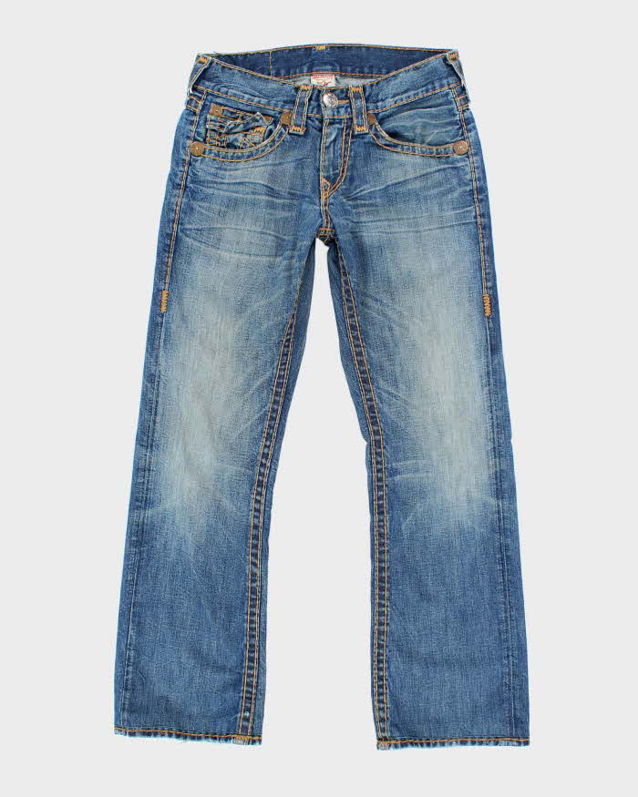 Vintage Y2K True Religion Contrast Stitch Bootcut Jeans - W30 L30