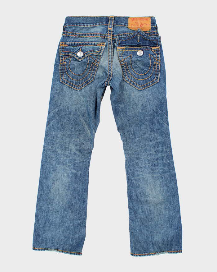 Vintage Y2K True Religion Contrast Stitch Bootcut Jeans - W30 L30