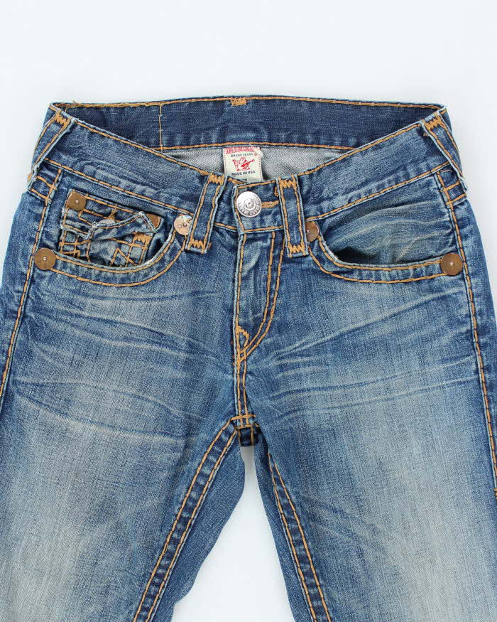 Vintage Y2K True Religion Contrast Stitch Bootcut Jeans - W30 L30