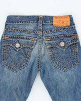 Vintage Y2K True Religion Contrast Stitch Bootcut Jeans - W30 L30