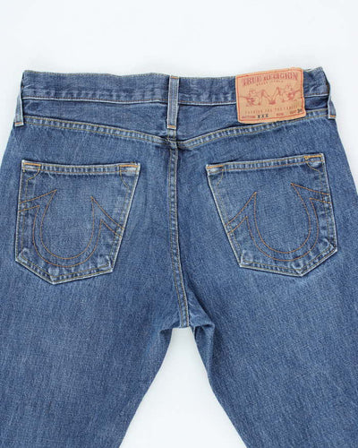 Vintage Y2K True Religion Slim Fit Dark Wash Jeans - W34 L34