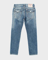 Vintage Y2K True Religion Pre-Distressed Skinny Light Wash Jeans - W34 L31