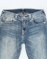 Vintage Y2K True Religion Pre-Distressed Skinny Light Wash Jeans - W34 L31