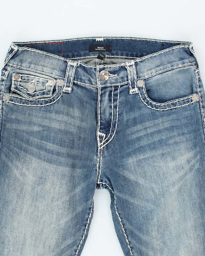 Vintage Y2K True Religion Pre-Distressed Skinny Light Wash Jeans - W34 L31