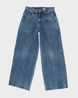 Vintage Y2K Extreme XXX Ultra Wide Leg Dark Wash Jeans - W30 L30