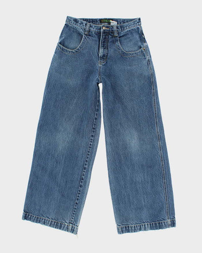 Vintage Y2K Extreme XXX Ultra Wide Leg Dark Wash Jeans - W30 L30