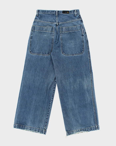 Vintage Y2K Extreme XXX Ultra Wide Leg Dark Wash Jeans - W30 L30