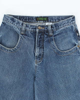 Vintage Y2K Extreme XXX Ultra Wide Leg Dark Wash Jeans - W30 L30