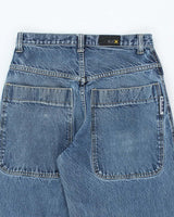 Vintage Y2K Extreme XXX Ultra Wide Leg Dark Wash Jeans - W30 L30