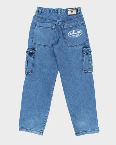 Vintage 90's FUBU Heavyweight Wide Baggy Cargo Jeans - W30 L30