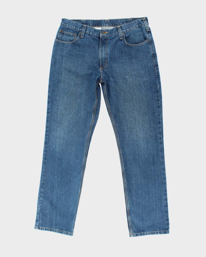 Vintage Carhartt Relaxed Fit Dark Wash Denim Jeans - W36 L32