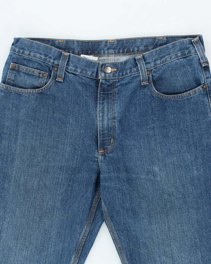 Vintage Carhartt Relaxed Fit Dark Wash Denim Jeans - W36 L32